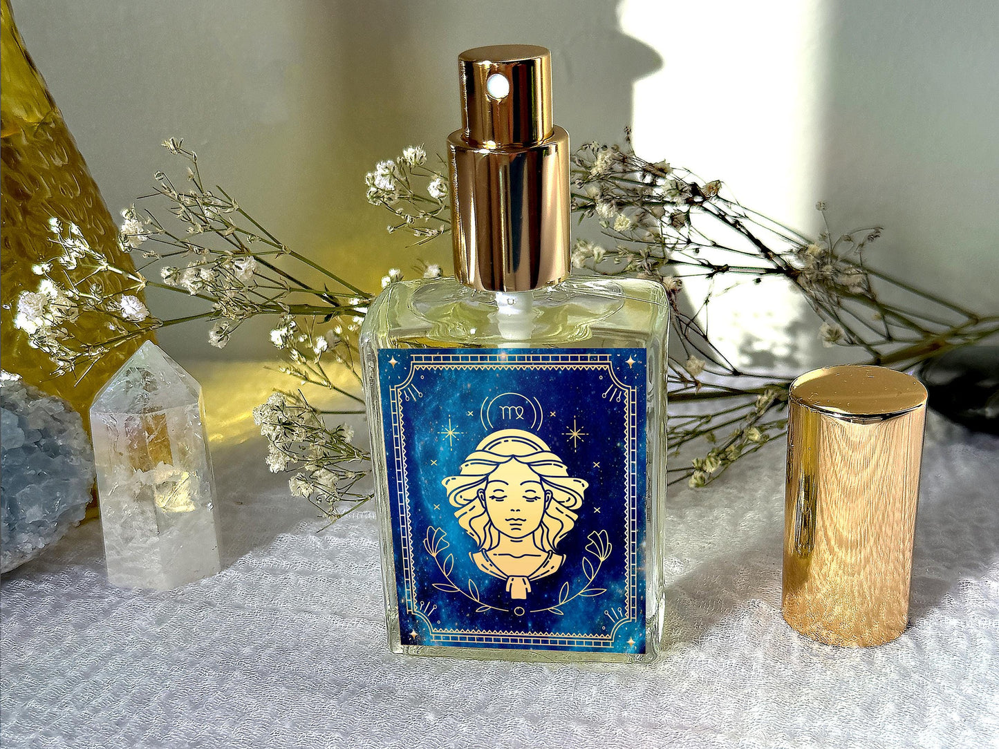 Virgo Zodiac Perfume Spray: Saffron, Honey & Sandalwood EDP
