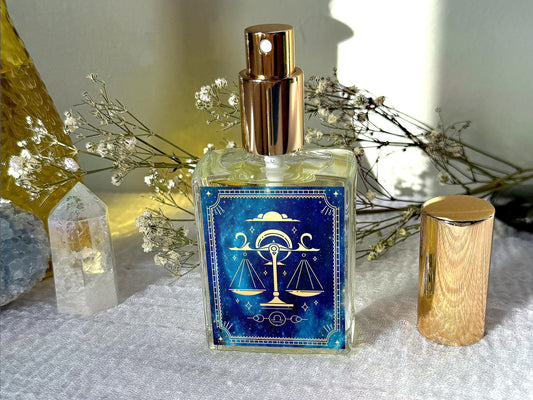 Libra Zodiac Perfume Spray: Green, Balanced Artisan Fragrance