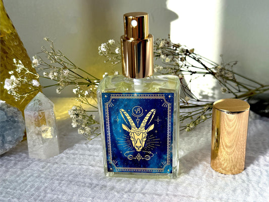 Zodiac Capricorn Perfume Spray: Earthy Magnolia, Freesia, Lily Blend