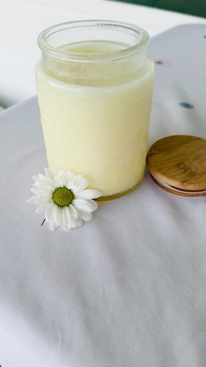 24oz Decorative Stove Top Tallow Jar